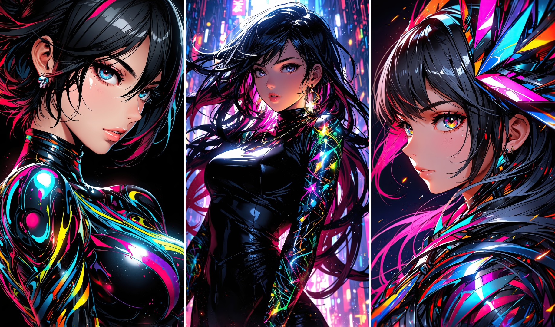 Cosmic Neon Diva