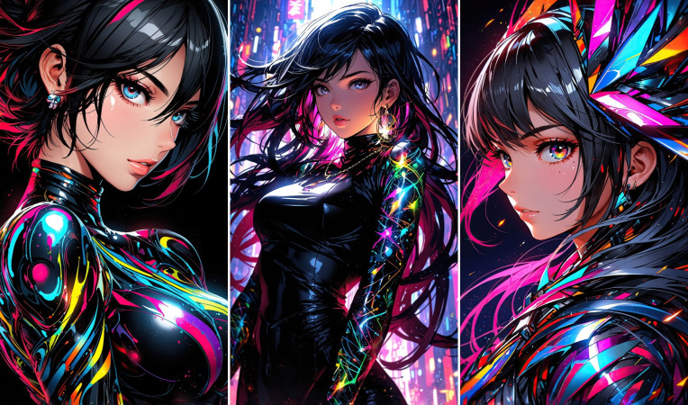 Cosmic Neon Diva