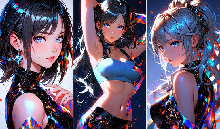 Glossy Cyber Angel