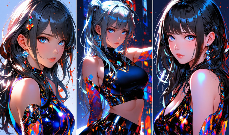 Midnight Neon Empress