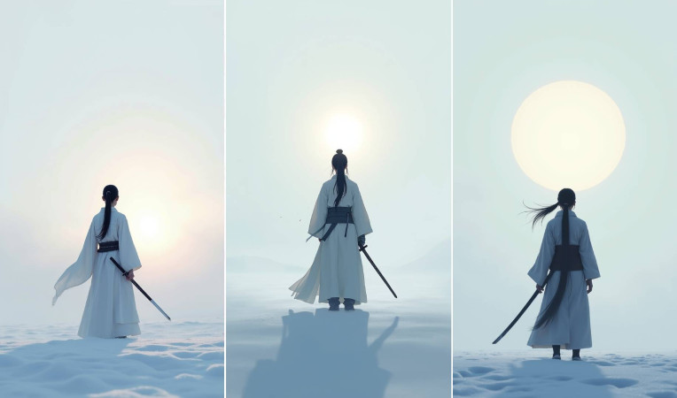 Lone Samurai Snow